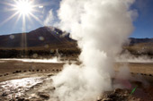 El Tatio - Vulkanfeld - Axel Bauer -Extreme Höhe - Radfahren in der Atacamawüste - Argentinien, Chile, Bolivien mit dem Fahrrad - Lagunenroute - Paso Jama